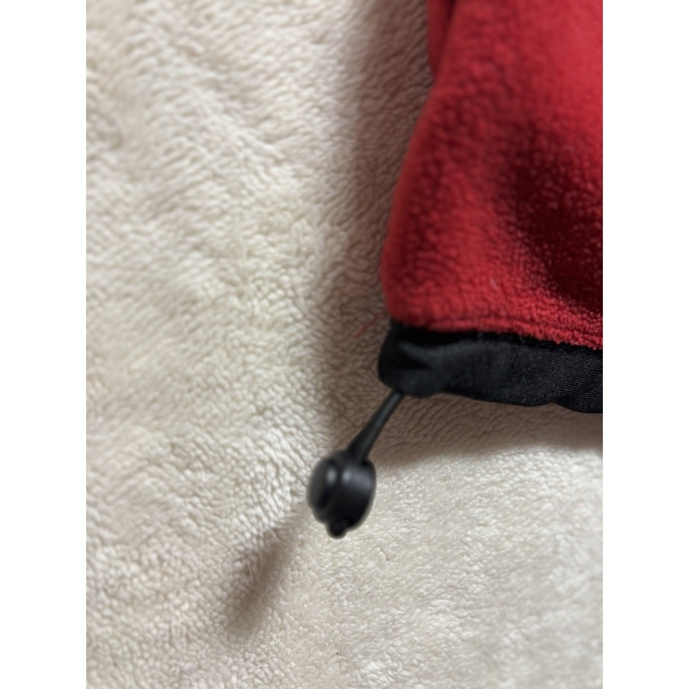 Vintage Old Navy Long Sleeve Fleece Quarter Zip Zipper Pocket Size XL Red - Picture 10 of 11